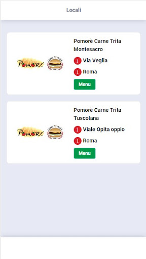 Android application Pomorè Carne Trita screenshort