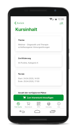 Akademie ÄKWL/KVWL Screen 3