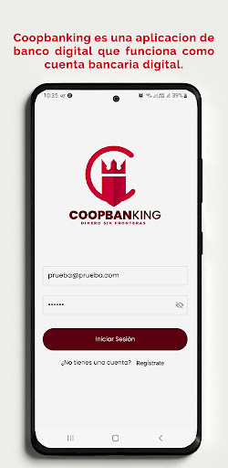 CoopBanking Screen 2
