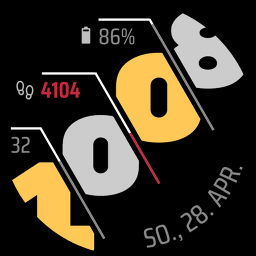 Slic/ed Watch Face für Wear OS Auf Windows herunterladen