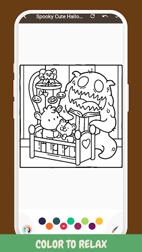 Spooky Cute Halloween Coloring