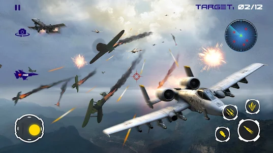 war planes - Kampfjet-Spiele
