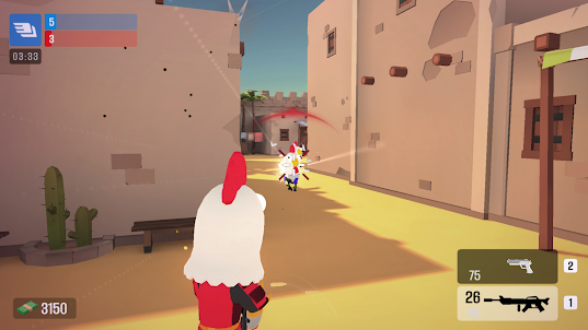Chicken Strike - gun games