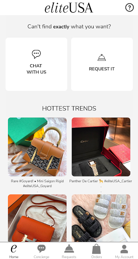 Android application Elite USA screenshort