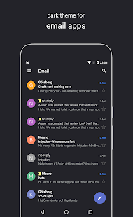 Swift Dark Substratum Theme Ekran görüntüsü