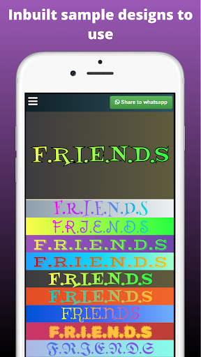 Cool Text art, Fancy text Screen 2