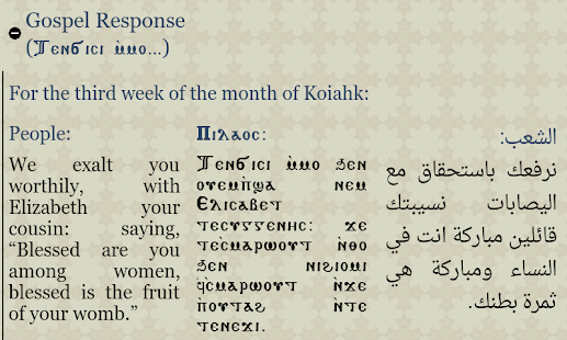 Coptic Reader Screenshot