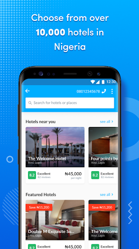 Android application Hotels.ng - Hotels in Nigeria screenshort