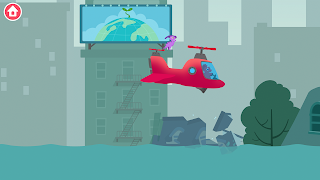 Dinosaur Helicopter Kids Games - Screenshot 1