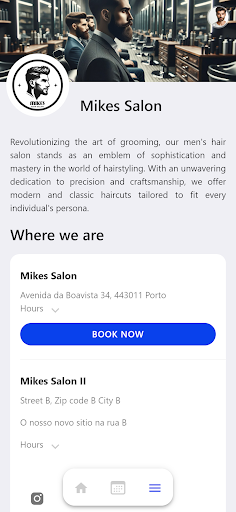 Mikes Salon Screen 2