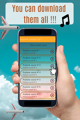 Airplane Sounds. Screen 2