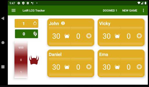 Lotr LCG Tracker Screen 3