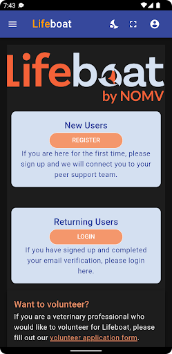 Android application Lifeboat by NOMV screenshort