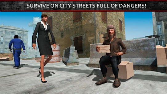 Tramp Simulator MOD APK: Survival City (No Ads) Download 1