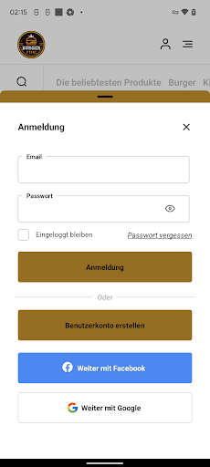 Burger Prinz Screen 2