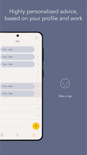 Screenshot of Timeshifter Shift Work
