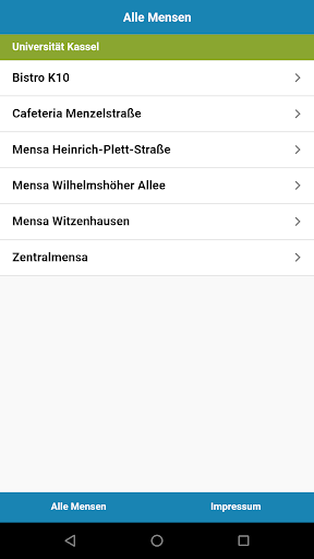 Mensa Kassel Screen 3