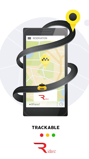 Android application Ridarc User App screenshort
