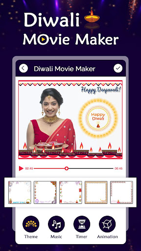 Diwali Photo to Video Maker  Diwali Movie Maker