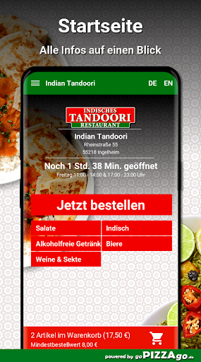 Indian Tandoori Ingelheim Screen 2