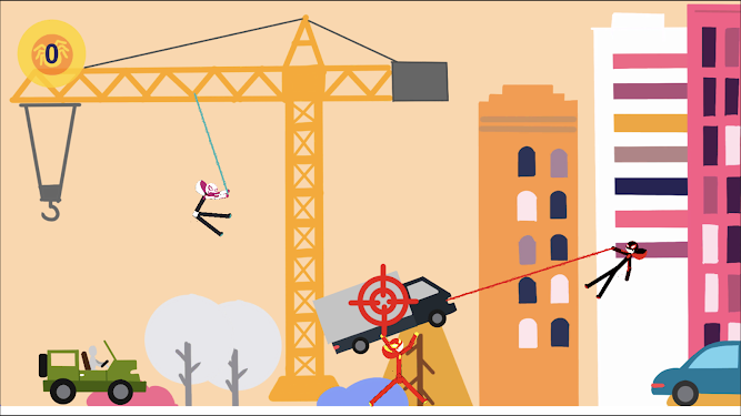 #2. Rope Hero Stickman (Android) By: All U Need
