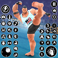 Real Gym fighting Stars: Wrestling games 2021