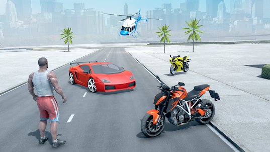 Gangster Bike Driving Games