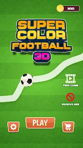 Super color football 3D