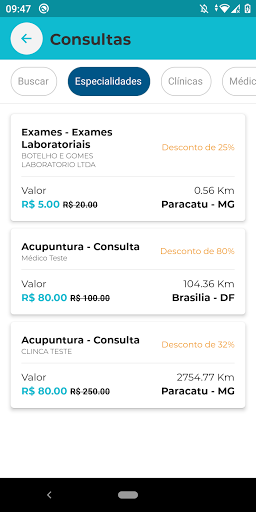 Rede saúde para todos Screen 3