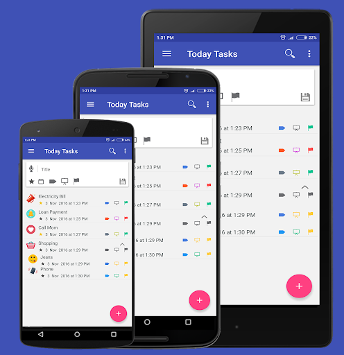 Android application ToDo List - Calendar Events screenshort