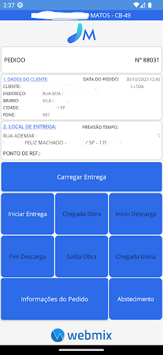 WebMix Entrega Screen 2