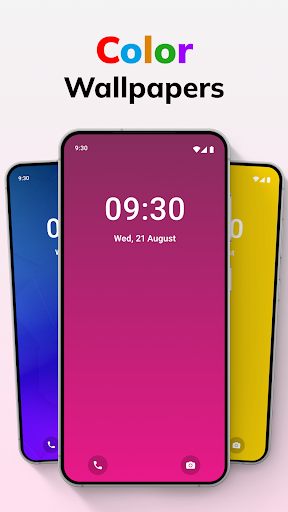 Screenshot of Pure Solid Color Wallpapers