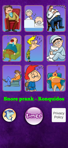 Android application Snore Prank screenshort