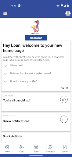 Android application First Security Bank Mortgage screenshort