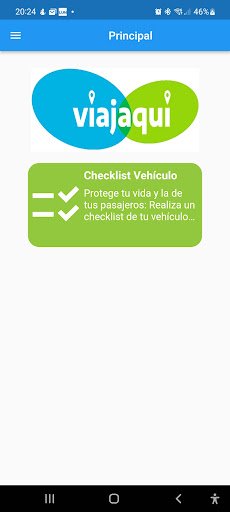 Android application Viajaqui Checklist screenshort
