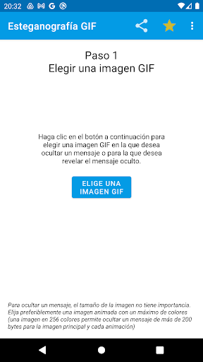 Vista previa de la aplicación