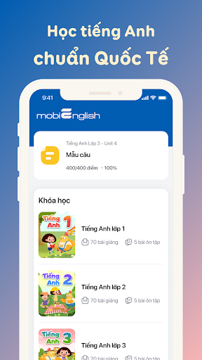 Android application MobiEnglish screenshort