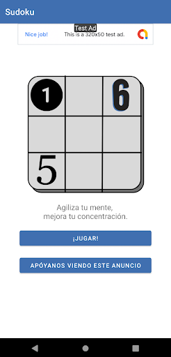 Android application Sudoku screenshort
