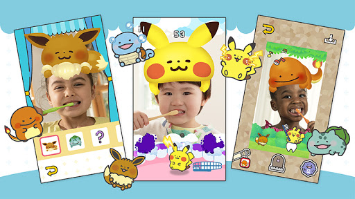 Pokemon Center 2022 Pokemon Smile Brushing teeth Kids Sticker Sheet Eevee  ver.