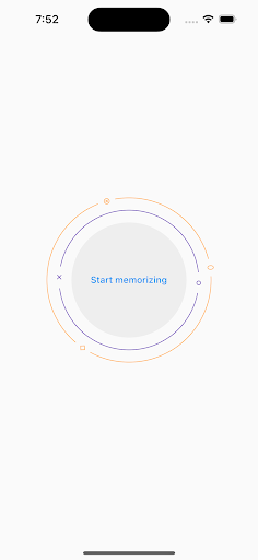 Android application 暗記アプリ screenshort