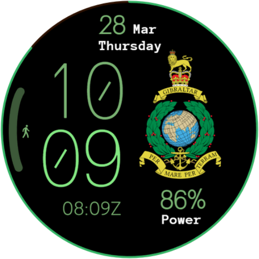 5W009 Royal Marines Digital logo