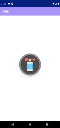 Android application Airhorn screenshort