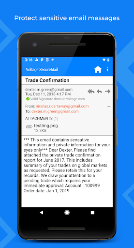 Voltage SecureMail Screenshot 1 - AppWisp.com