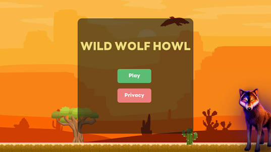 Wild wolf howl