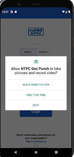 NTPC Geo Punch Screen 2