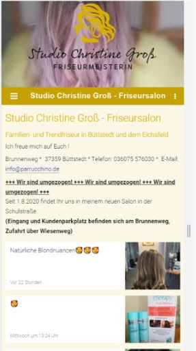Android application Studio Christine Groß screenshort