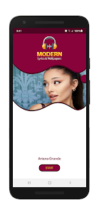 Ariana Grande Lyrics Wallpaper
