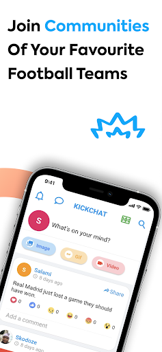Screenshot of KickChat: App for True Fans