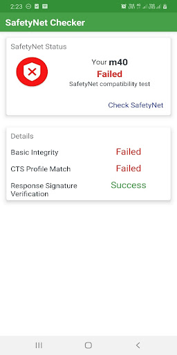 SafetyNet Checker Pro Screenshot 3 - AppWisp.com