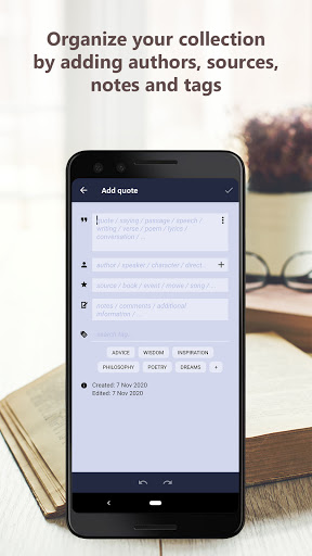 Phiquo – Personal Quote Collec Screen 2